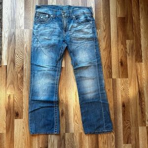 True Religion 34x33 straight cut jeans